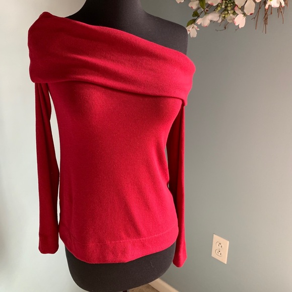 Loft Off the Shoulder Sweater - Picture 1 of 4